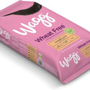 Wagg Wheat Free Complete Dry Adult Dog Food Chicken & Rice 12kg - For Sensitive Stomachs