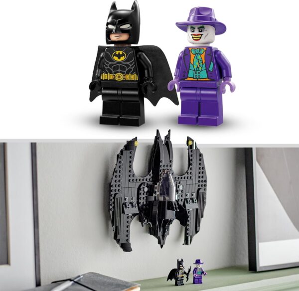 LEGO DC Batwing: Batman vs. The Joker Set, Iconic Aeroplane Toy from 1989 Film with 2 Minifigures, Classic Super Hero Playset, Birthday Gift Idea for Kids,... - Image 2